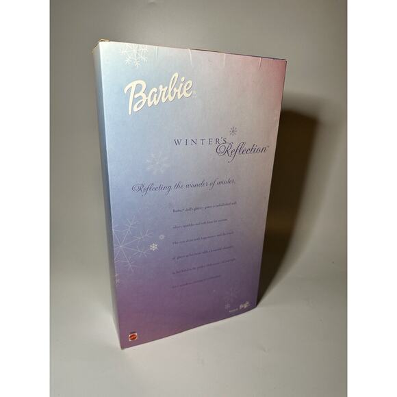 2000 Winter's Reflection Barbie Doll Mattel New Never Removed from Box - Picture 7 of 9